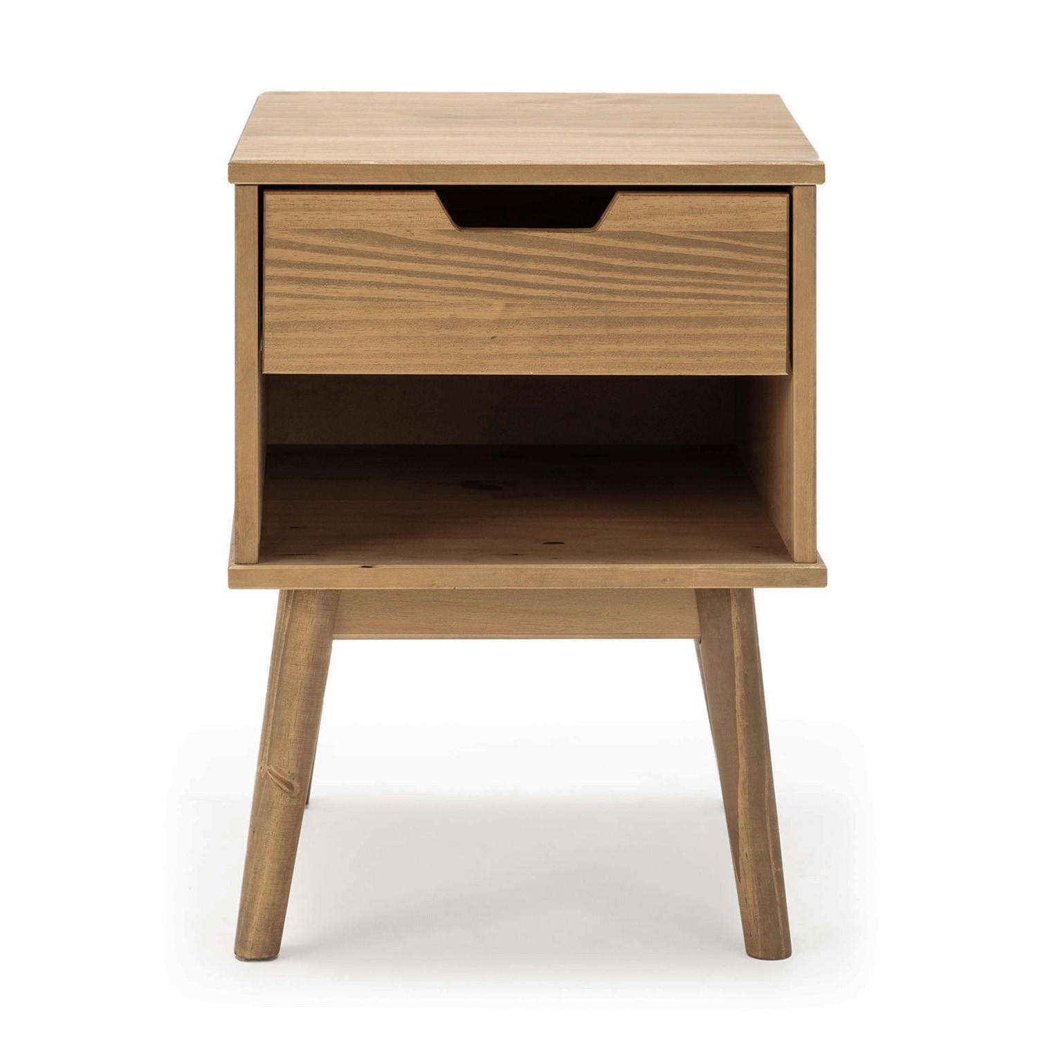 NACHTTISCH Bali 1 Schublade Farbe Wachs - Eichefarben, Holz (40/52/40cm) - VS Venta-stock
