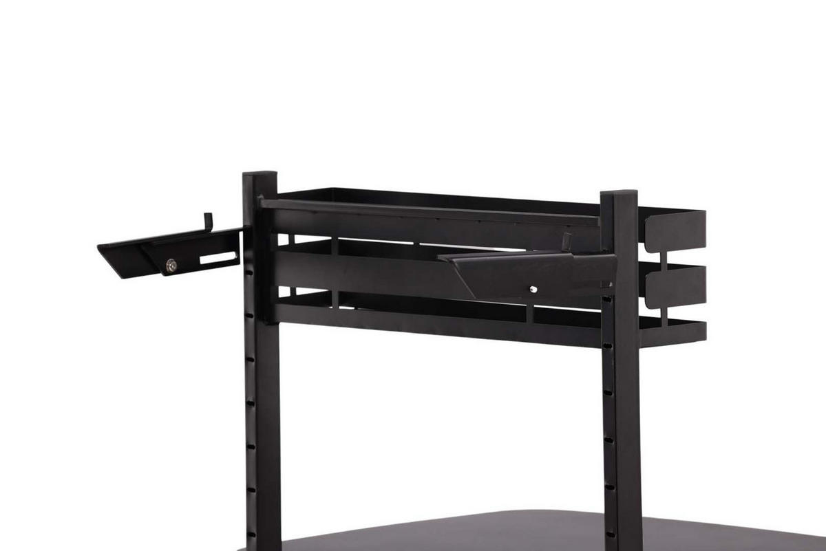BALKONTISCH schwarz - Schwarz, Holzwerkstoff (77/57/120cm) - ebuy24