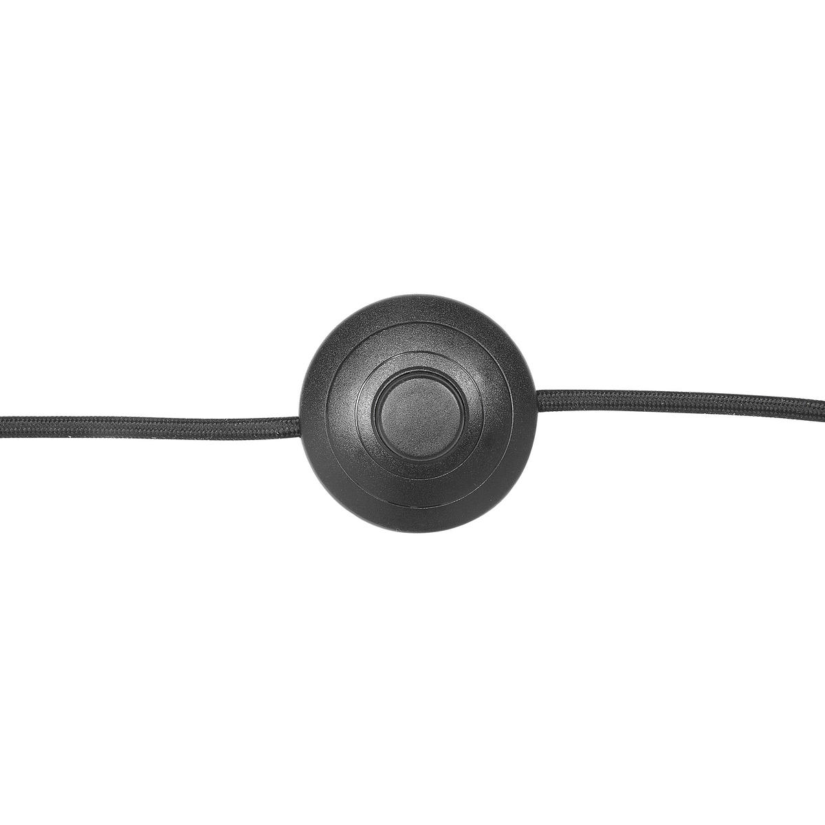 STEHLAMPE Hetton 35/35/175 cm - Schwarz, Holz (35/35/175cm) - Beliani
