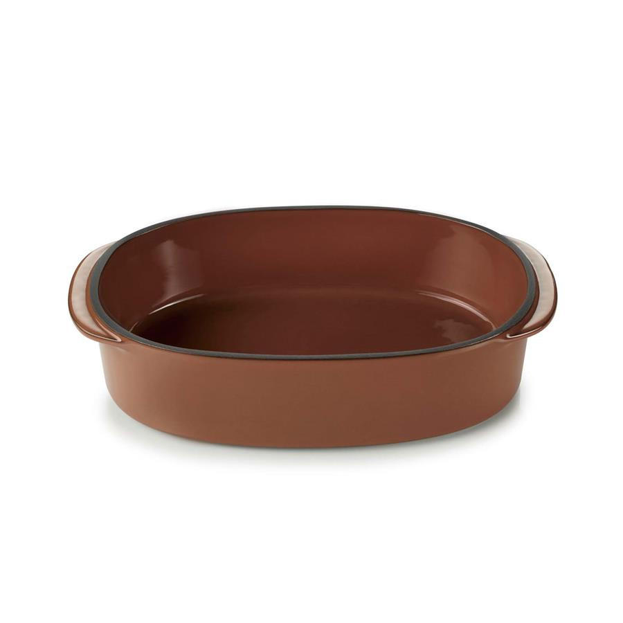 Revol Porcelaine France Auflaufform Braun 13x5x19 cm