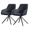 ESSZIMMERSTUHL 2er Set anthrazit - Anthrazit, Textil (61/84.5/57cm) - ML-DESIGN
