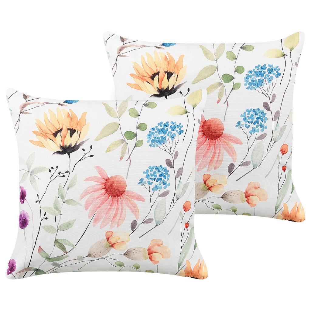 PERNĂ DE EXTERIOR set de 2 model floral multicolor 45/45 cm Monesi