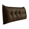 RÜCKENKISSEN Samtlook Braun 160 cm - Braun, Textil (45/160cm) - Vercart