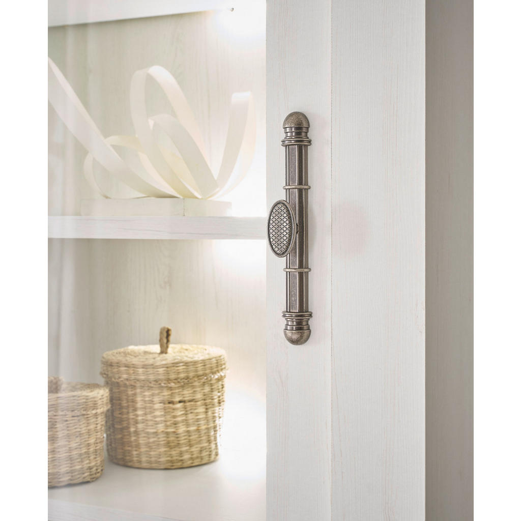 Thumbnail - Furn.Design Wohnwand, Weiß, Holzwerkstoff, Nachbildung,Pinie, 299x201x45 cm, Wohnzimmer, Wohnwände, Anbauwände