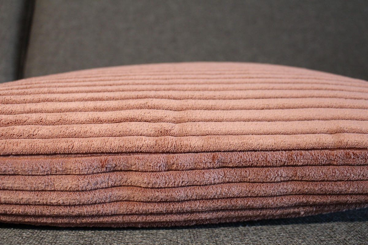 KISSENHÜLLE Shara Cord Look braun - Hellbraun, Textil (45/45cm) - Magma Heimtexx