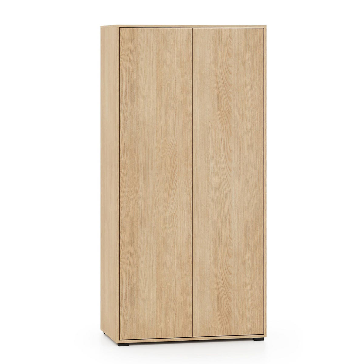 KLEIDERSCHRANK Heggers Mavelie Eicheoptik, 92 cm - Eichefarben, Holzwerkstoff (91.6/189.6/52cm) - Selsey