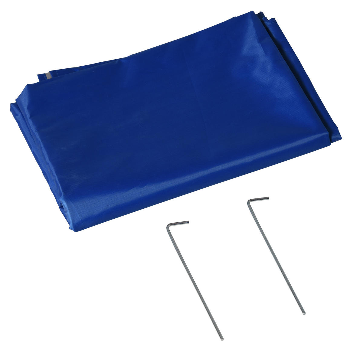 SLUNEČNÍ STÍNÍK, kov, polyester, modrý - modrá, kov (220/220cm) - Outsunny
