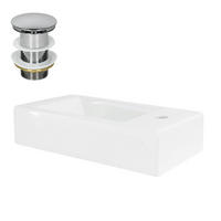 WASCHBECKEN - Weiß, Keramik (26/11/46cm) - ML-DESIGN