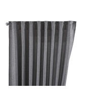 SCHLAUFENGARDINE »Jena« HxB 145x140 cm Grau - Grau, Textil (140/145cm) - Gardinenbox