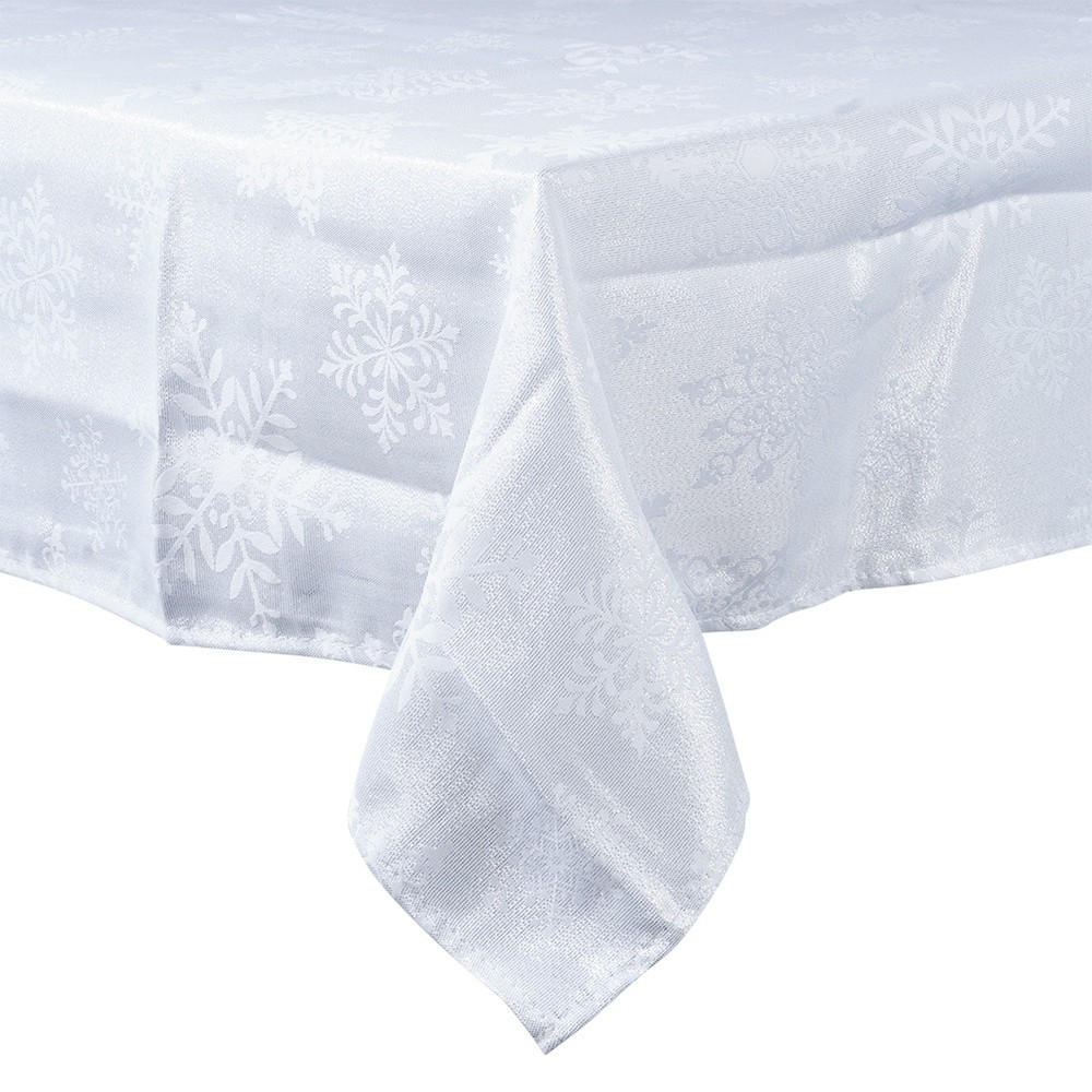 WEIHNACHTSTISCHDECKE Fleckenabweisend 220 x 150 cm - Weiß, Textil (220/150cm) - Excellent Houseware
