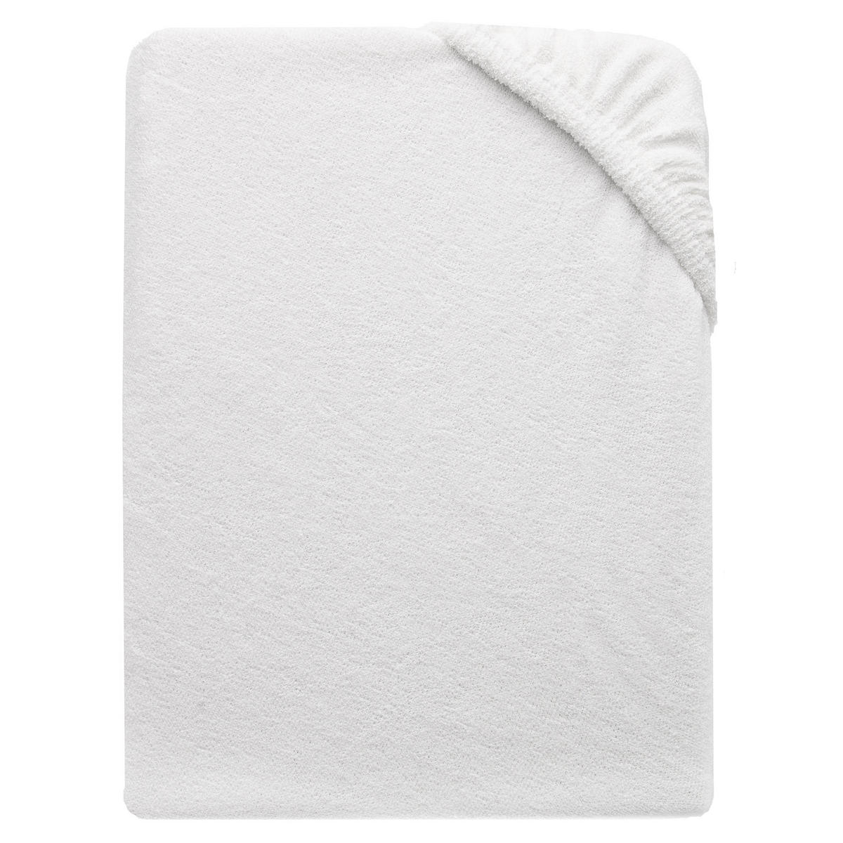 SPANNBETTLAKEN, 100x200 cm, 80% Baumwolle, 20% Polyester, Weiß - Weiß, Naturmaterialien (100/200cm) - Zollner