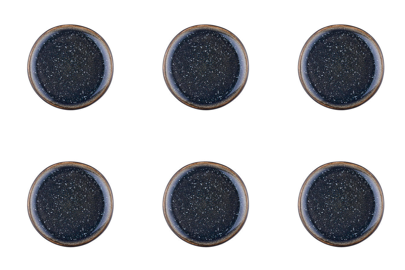 TELLER Iris Ø16cm - 6er-Set - Nachtblau - Blau, Keramik (16cm) - Björn