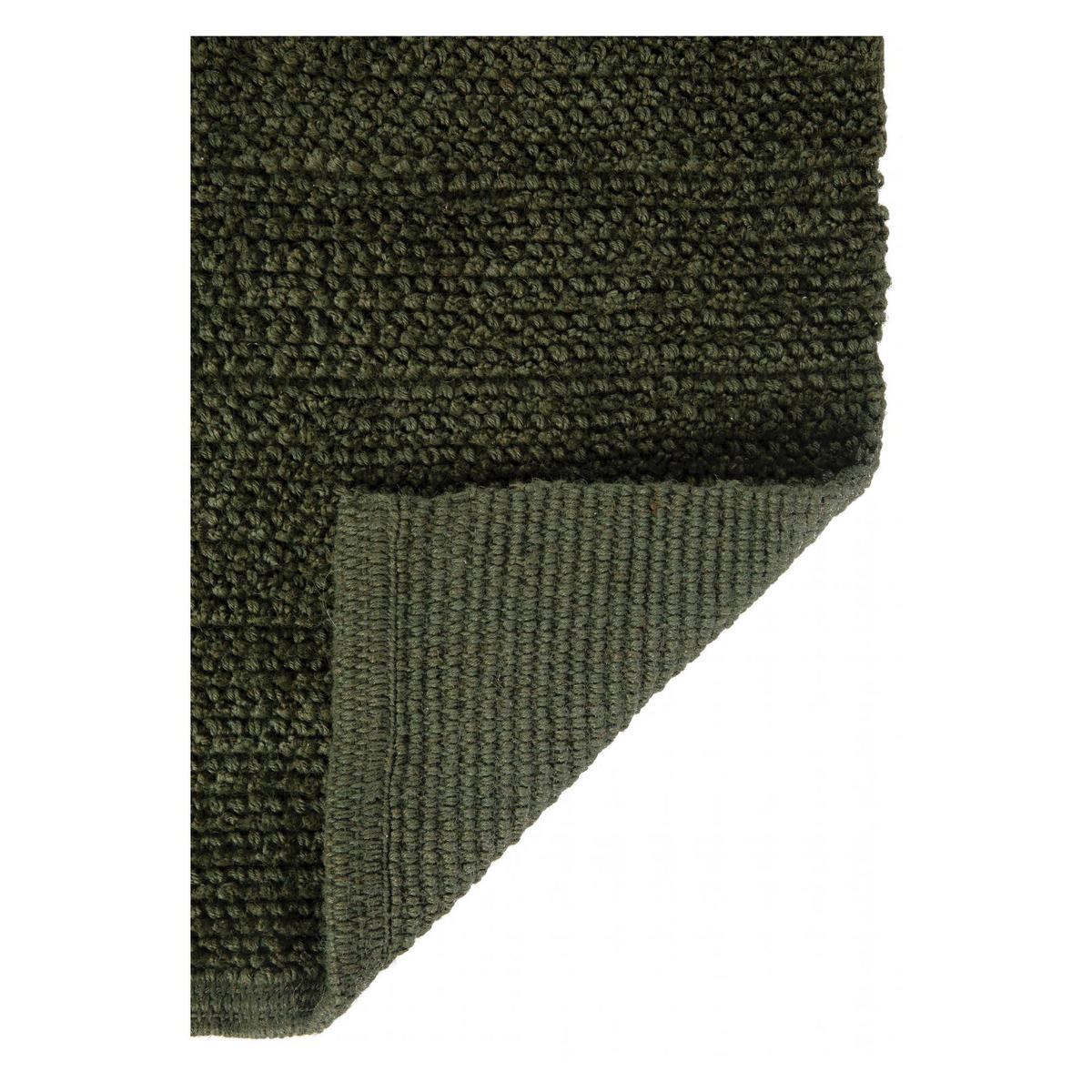 TEPPICH Elios moosgrün 120 x 170 cm - Dunkelgrau, Textil (120/170cm) - Vivaraise