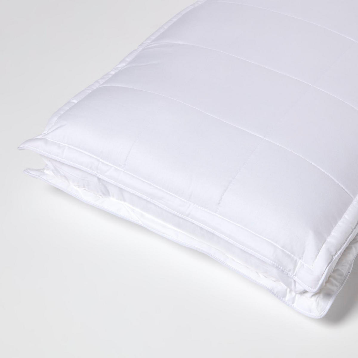 KOPFKISSEN für Seitenschläfer, Bio-Bambus 42/64/20 cm - Weiß, Textil (42/64cm) - Homescapes