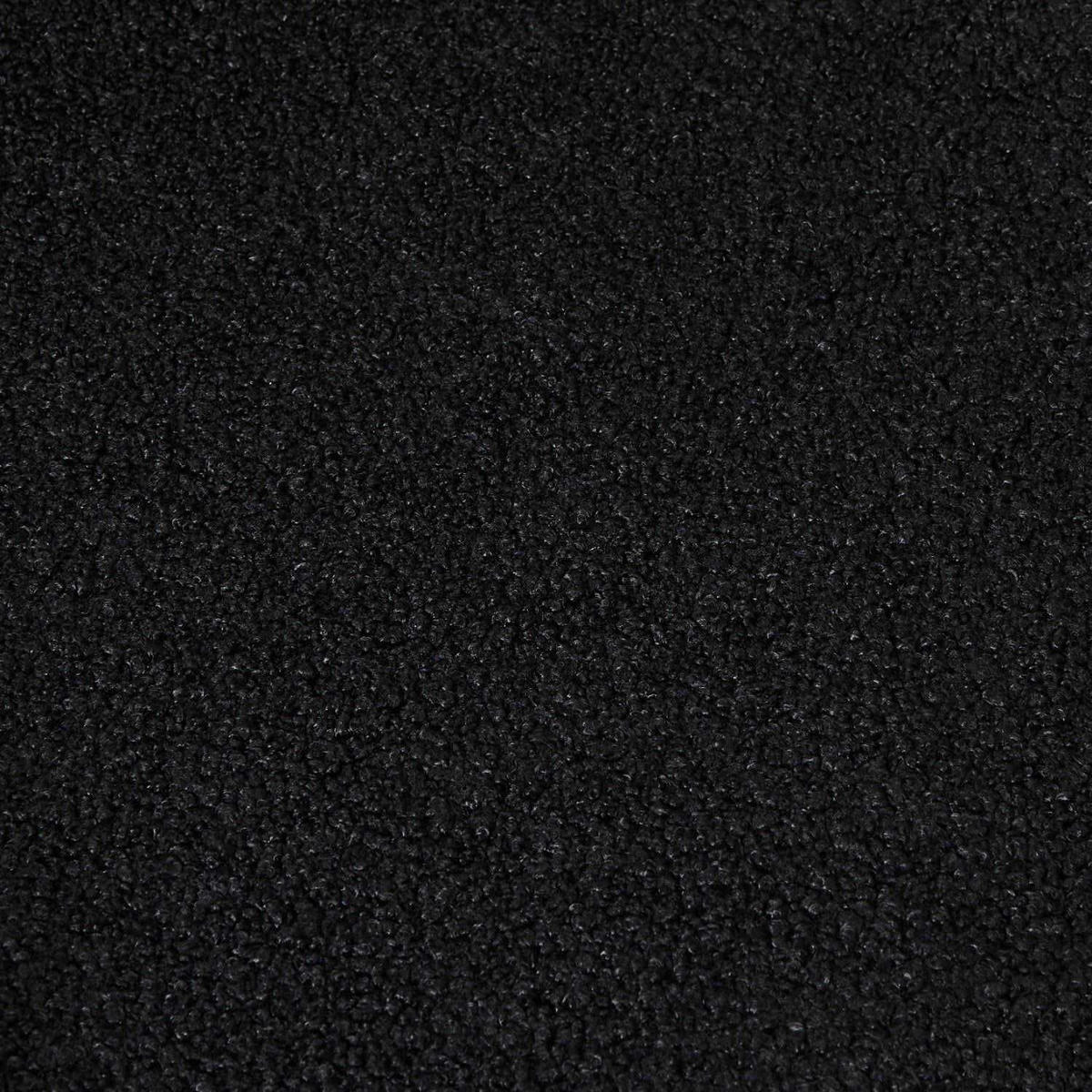 STUHL-SET 2 Stück in Teddystoff - Schwarz, Textil/Metall (52/80/61cm) - Furnhouse