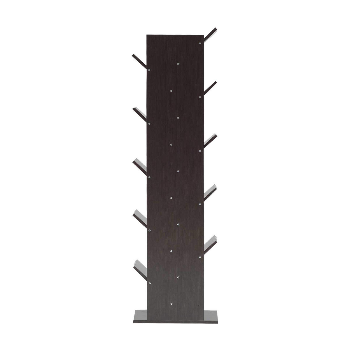 BÜCHERREGAL Wengefarben 22/22/164 cm - Wengefarben, Holzwerkstoff (22/164/22cm) - Mobili Rebecca