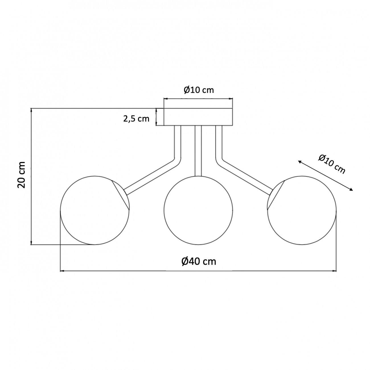 DECKENLEUCHTE Ottavia, Roségold, 20cm - Roségold, Glas (20/40/20cm) - KOSILUM