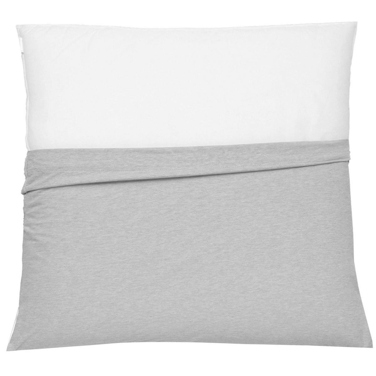 WICKELAUFLAGE Grau Spitze - Hellgrau, Textil (80/70cm) - nordic coast company