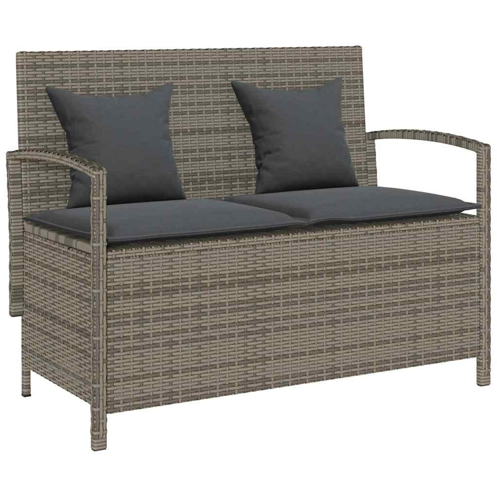 vidaXL Gartenbank Grau 56x87x111 cm