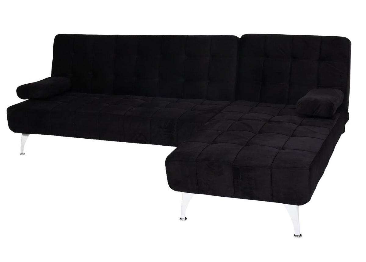 SCHLAFSOFA Schwarz - Schwarz, Textil (236/95cm) - MCW