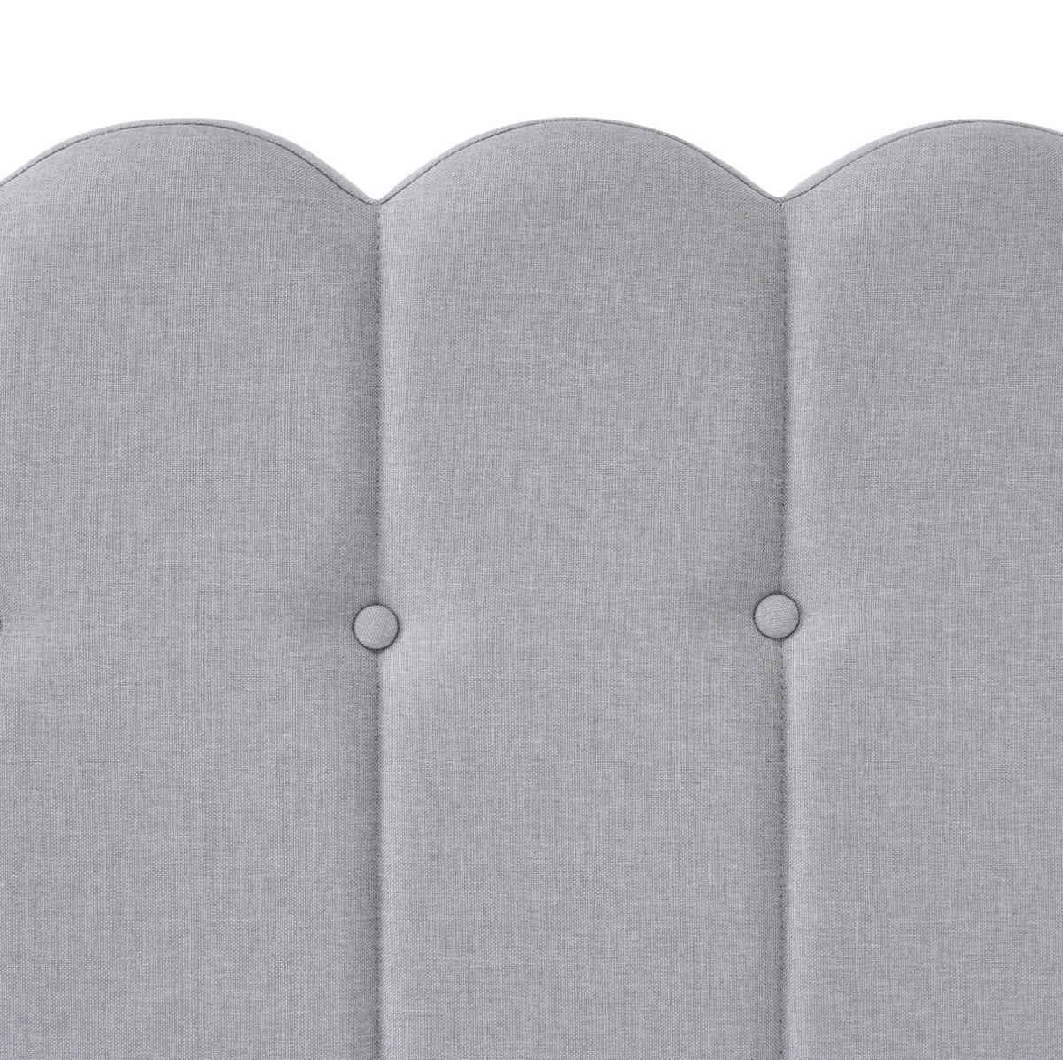 POLSTERBETT aus Leinen 180x200 cm in Grau mit USB- und Typ-C-Ladefunktion - Grau, Textil (180/200cm) - Modfu