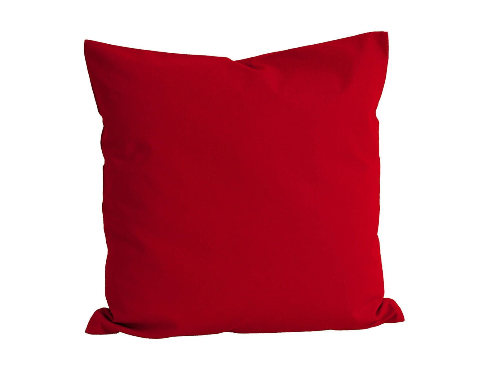 KISSENBEZUG Basic 100% Baumwolle rot 40/40 cm - Rot, Textil (40/40cm) - beties Heimtextil