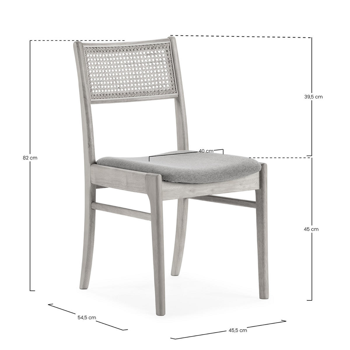 STUHL-SET 2 Vilma Eichenfarbe, Massivholz - Honigeiche, Holz (45/83/54cm) - VS Venta-stock
