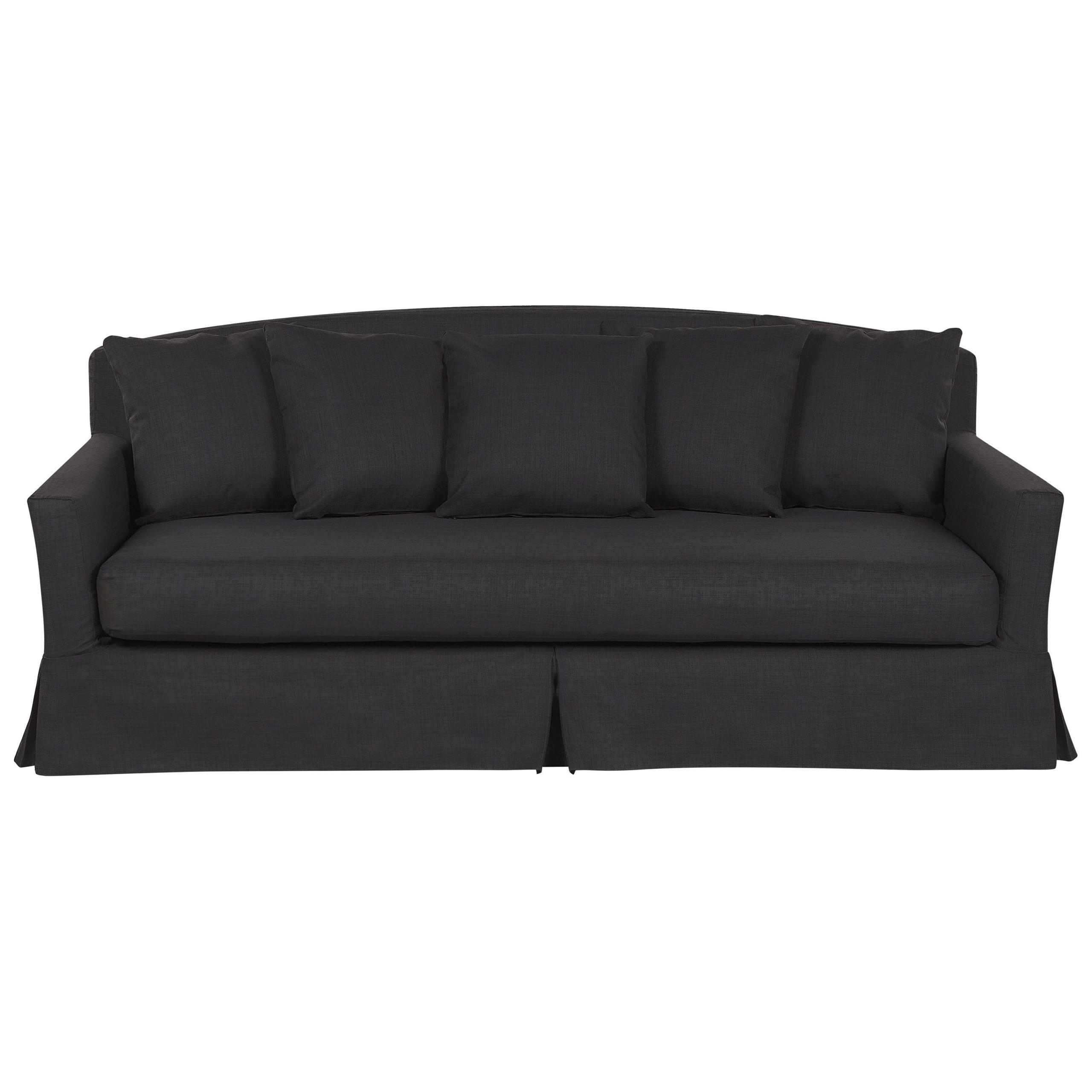 3-SITZER-SOFA Polyester Schwarz Gilja - Schwarz, Textil (212/89/107cm) - Beliani