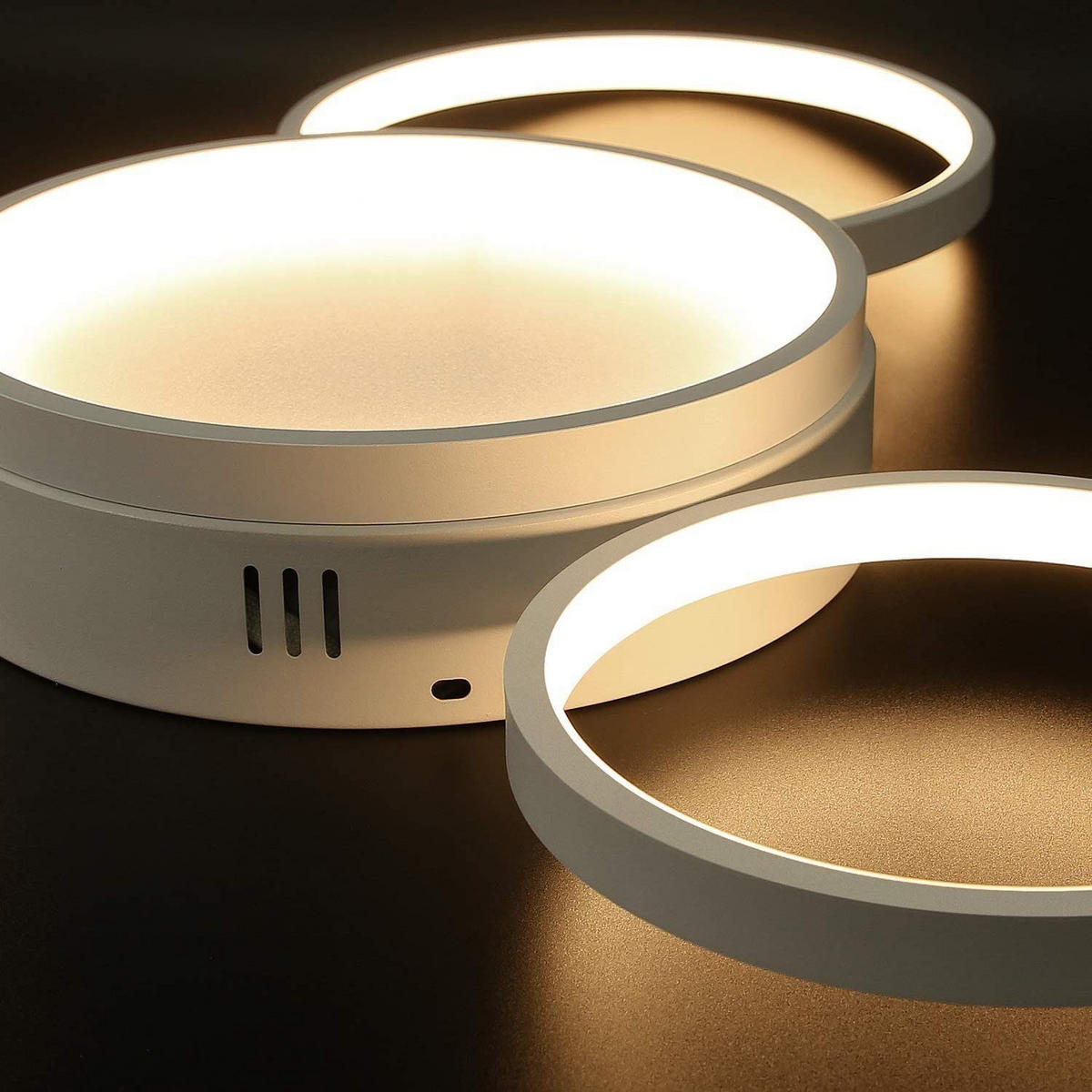 LED-DECKENLEUCHTE Molekül 62/47/7 cm - Weiß, Metall (62/47/7cm) - Nettlife