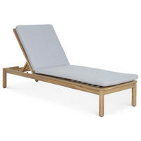 GARTENLIEGE SURIN beige, natur - Beige, Holz (187/30/66cm) - IDIMEX