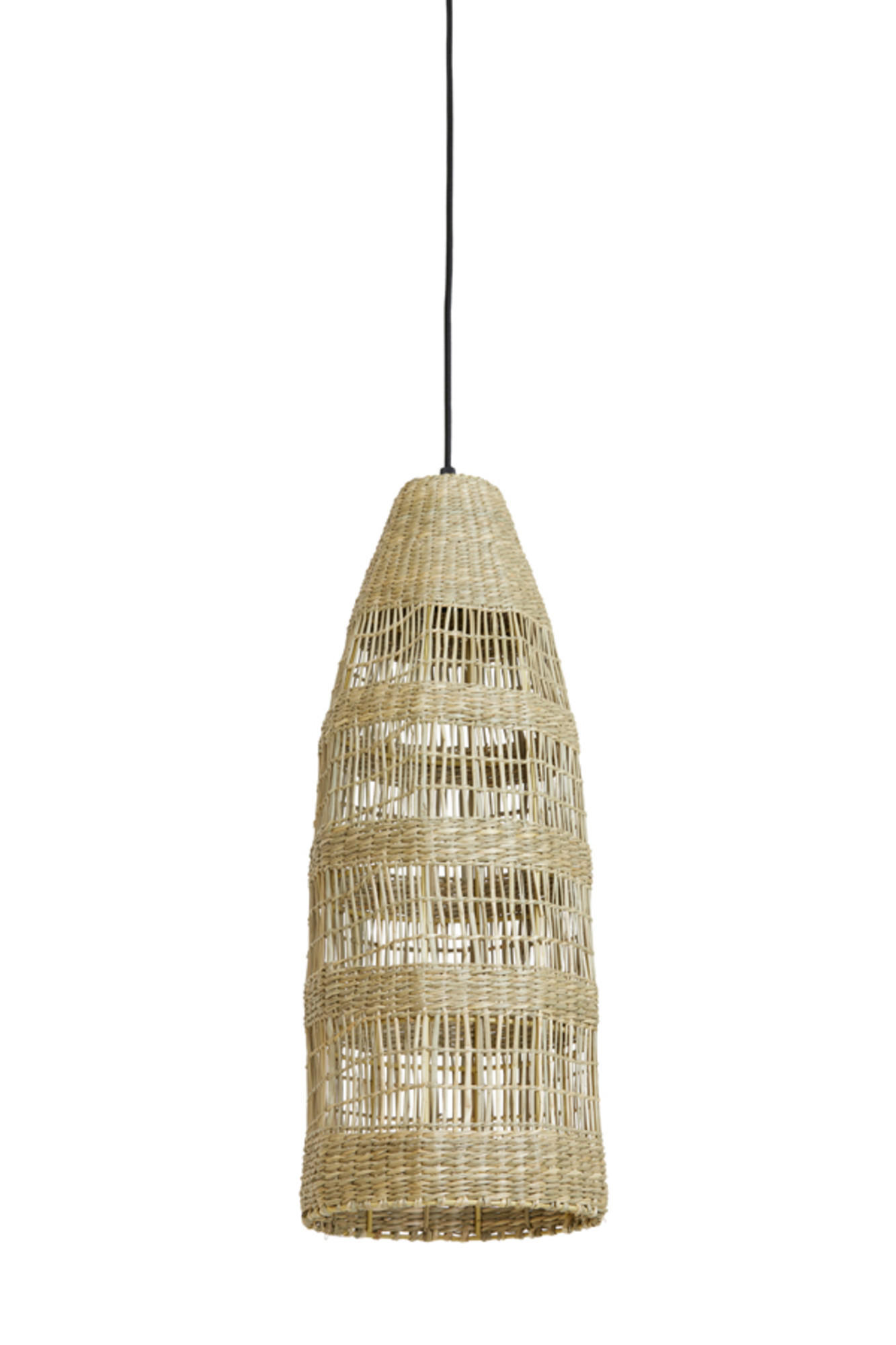HÄNGELAMPE Latika Braun Ø20/42 cm - Braun, Holz (20/20/42cm) - Light & Living