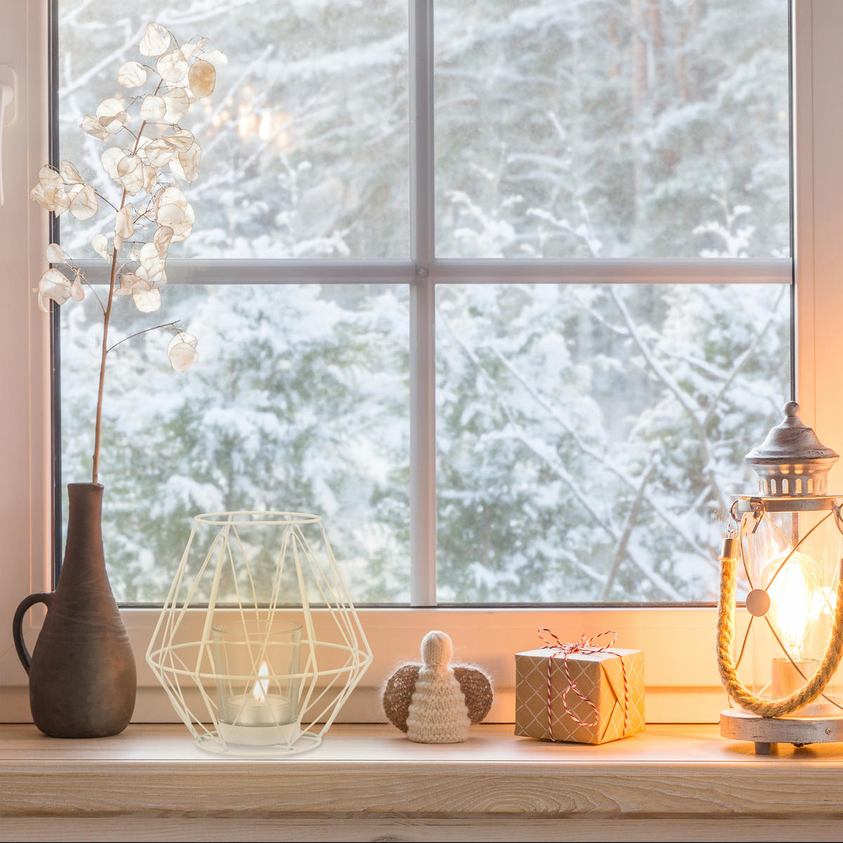 TEELICHTHALTER - Weiß, Glas/Metall (14cm) - Relaxdays