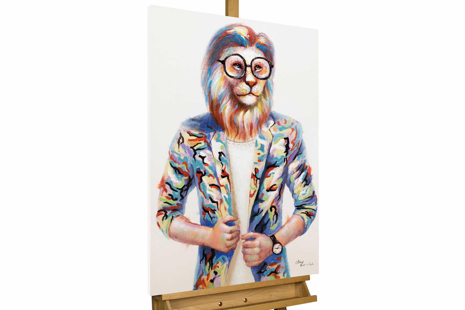 KUNSTLOFT OLEJOMALBA 60/90 cm, Zvířata