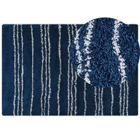 SHAGGY-TEPPICH Tashir 300/200 cm - Blau, Kunststoff (200/300cm) - Beliani