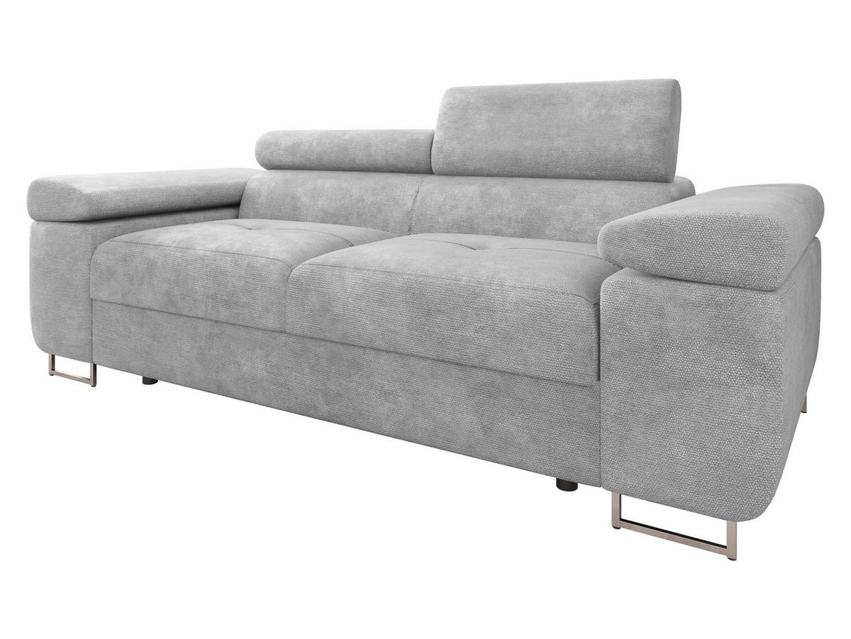 SOFA Torezio 2 - Greige, Holz/Textil (198/90/102cm) - MIRJAN24