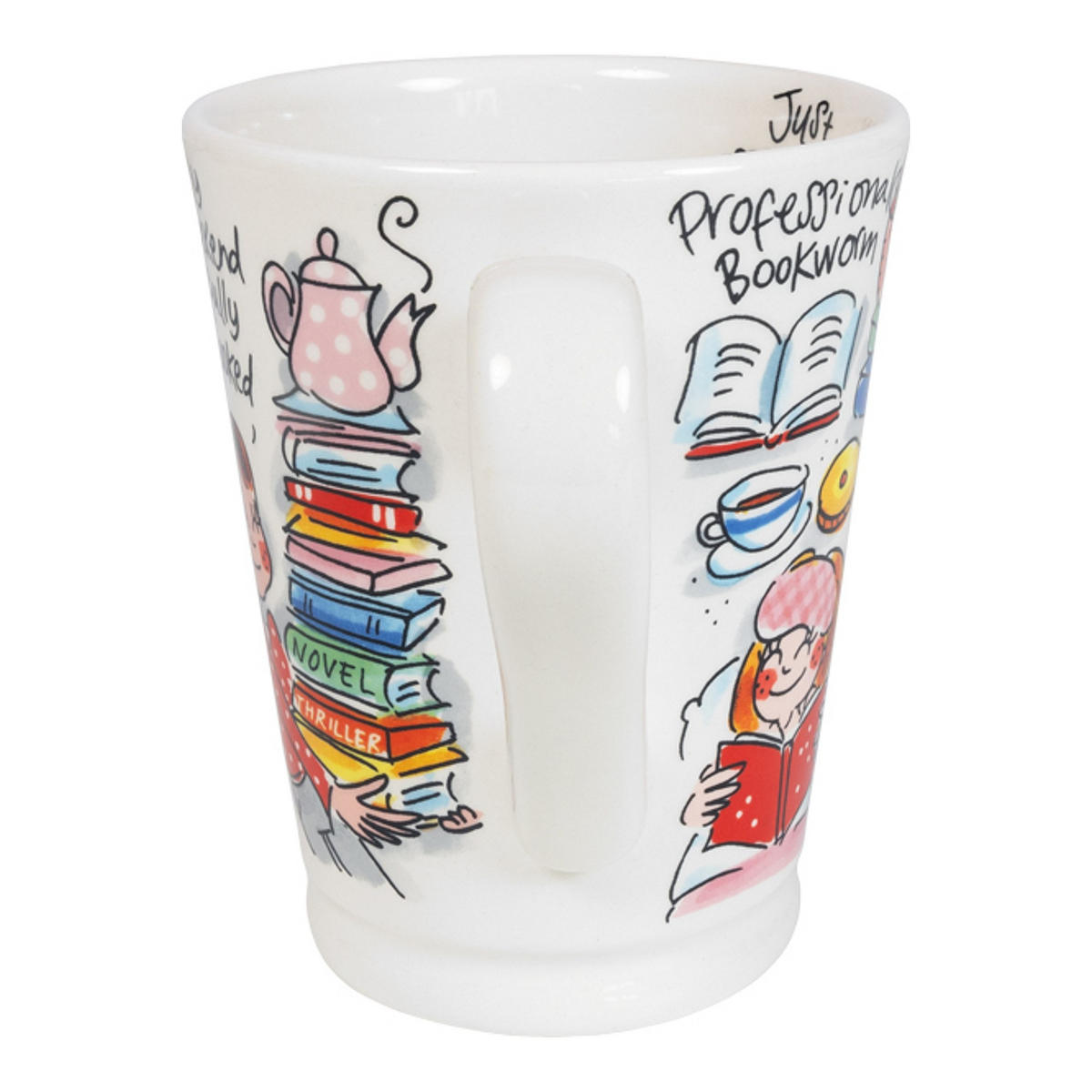 XL-BECHER Bücherliebhaber in Bunt - 500 ml - Multicolor, Keramik (0.5L) - Blond Amsterdam