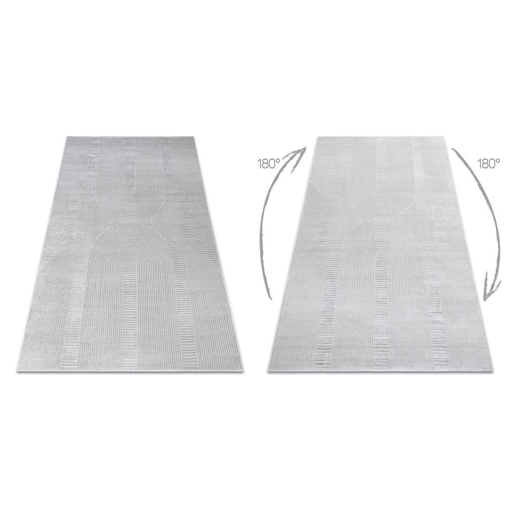 Thumbnail - rugsX Teppich, Grau, Textil, Rechteckig, 120x170 cm, Teppiche & Böden, Teppiche