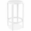 BARHOCKER Weiß 36x65x36cm - Weiß, Kunststoff (36/65/36cm) - AlterEgo