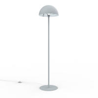 STEHLEUCHTE - Grau, Metall (40/40/165cm) - Lumicom