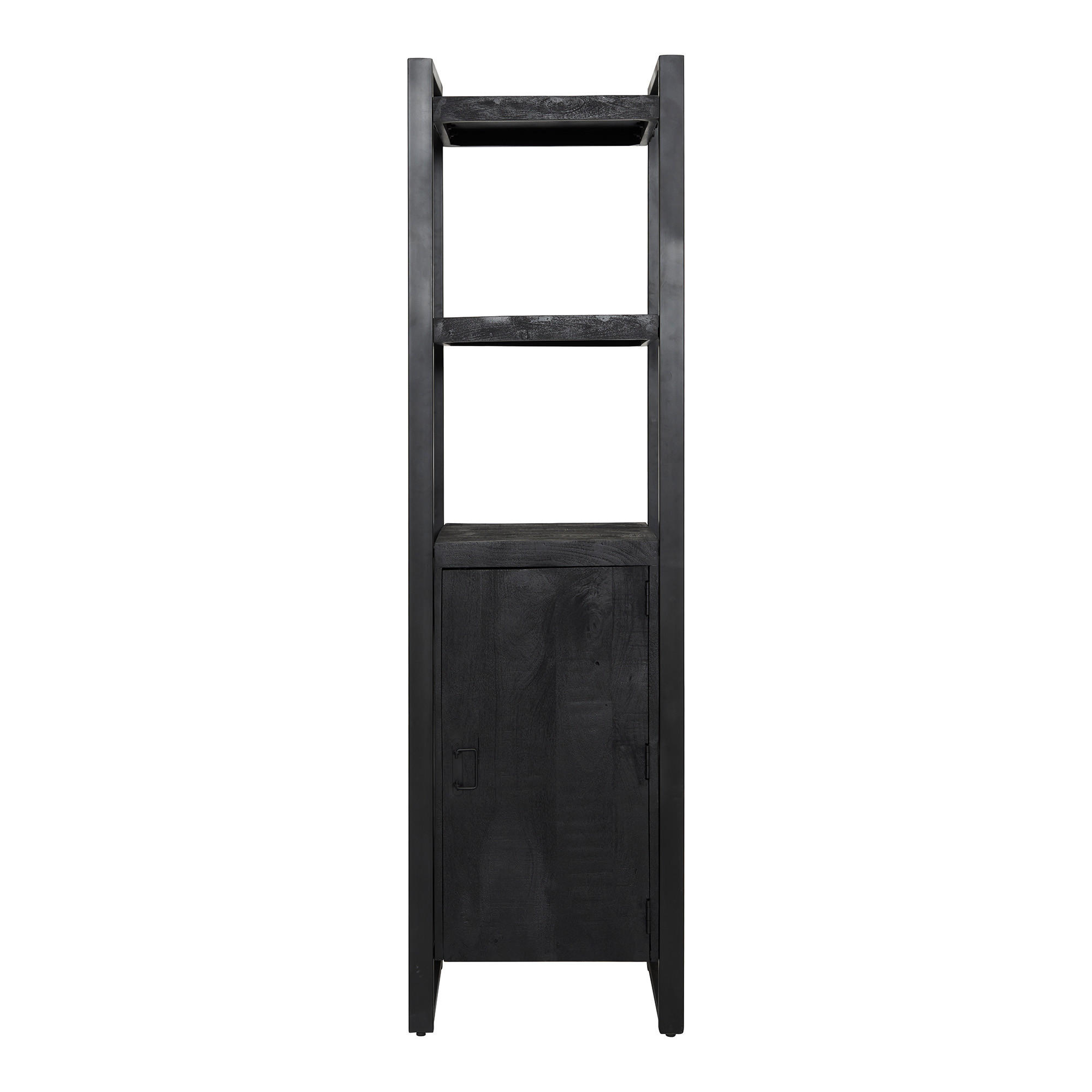 BÜCHERREGAL Boaz Schwarz 40/55/200 cm - Schwarz, Holz (55/200/40cm) - Starfurn