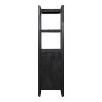 BÜCHERREGAL Boaz Schwarz 40/55/200 cm - Schwarz, Holz (55/200/40cm) - Starfurn