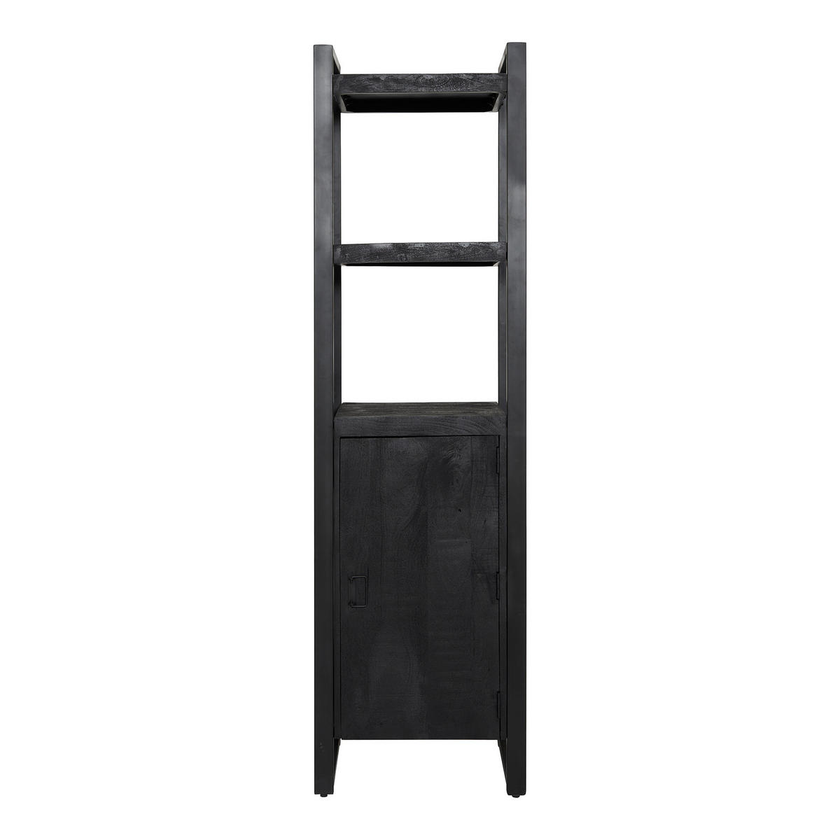 BÜCHERREGAL Boaz Schwarz 40/55/200 cm - Schwarz, Holz (55/200/40cm) - Starfurn