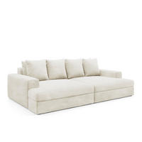 SOFA Paola 3 Sitzplätze Weiß - Weiß, Holz (272/86/167cm) - Petits-meubles
