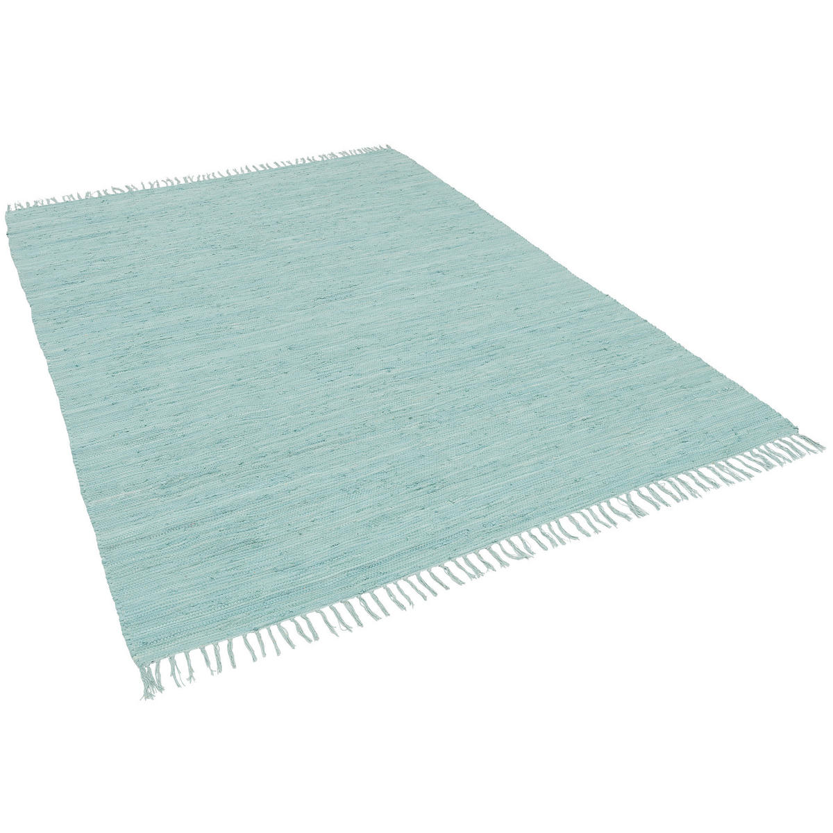 BAUMWOLLE NATUR TEPPICH JOLLY COTTON - Blau, Textil (160/230cm) - Pergamon