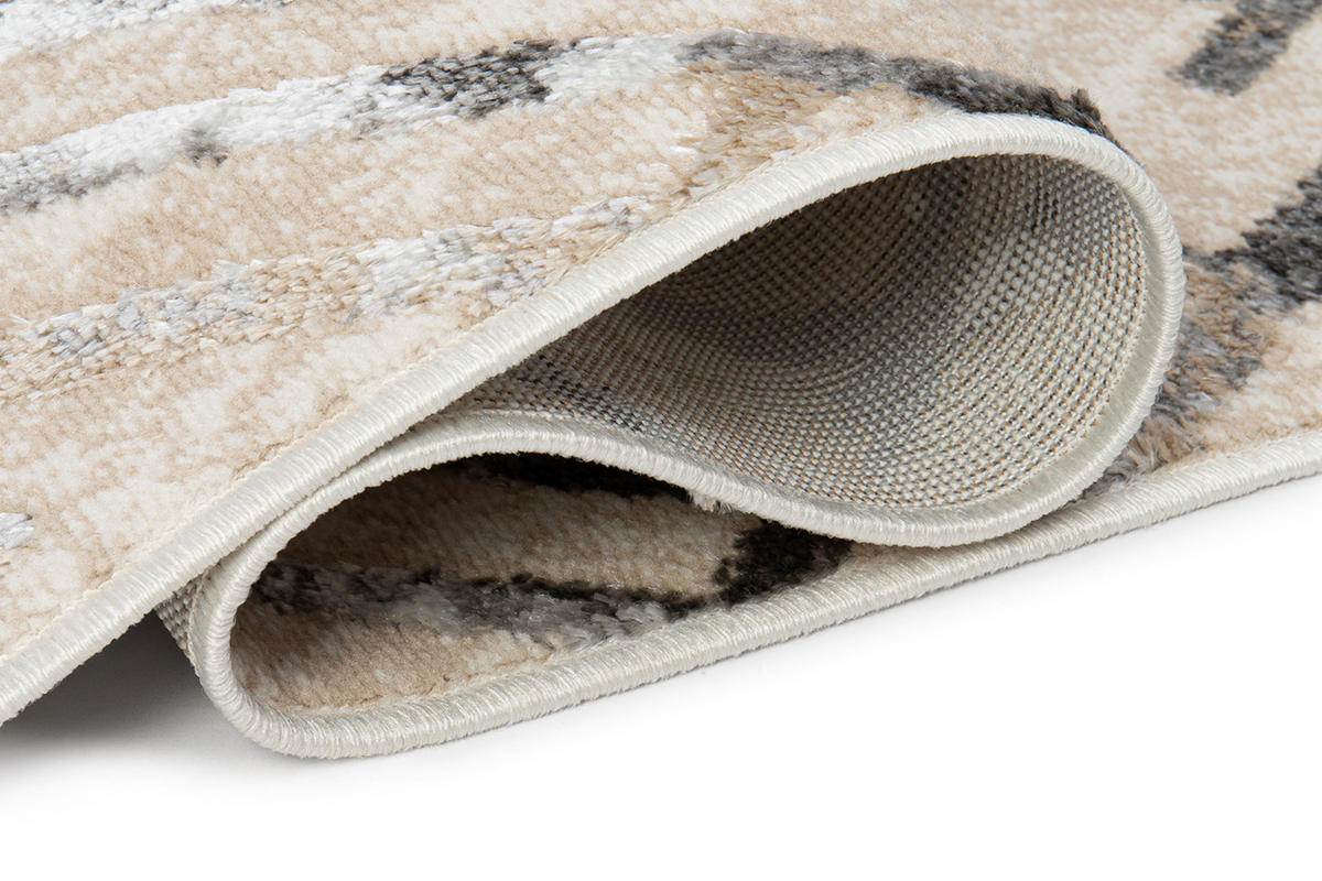 LÄUFER Crystal Hellgrau Marmor Optik 100/300 cm - Hellgrau, Textil (100/300cm) - Tapiso