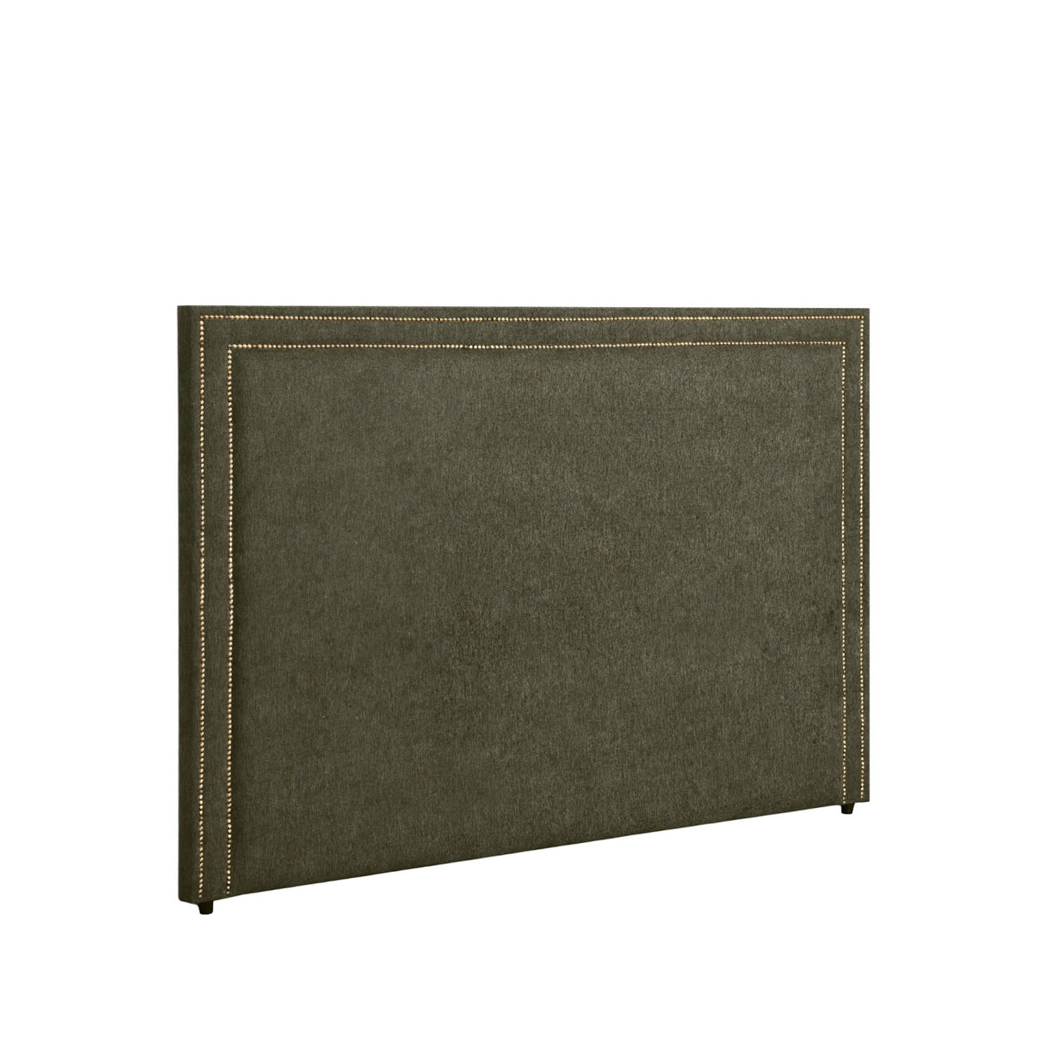 KOPFTEIL DOPPELTES Aiko Grün 165 cm x 120 cm - Grün, Textil (165/7cm) - Klast Home