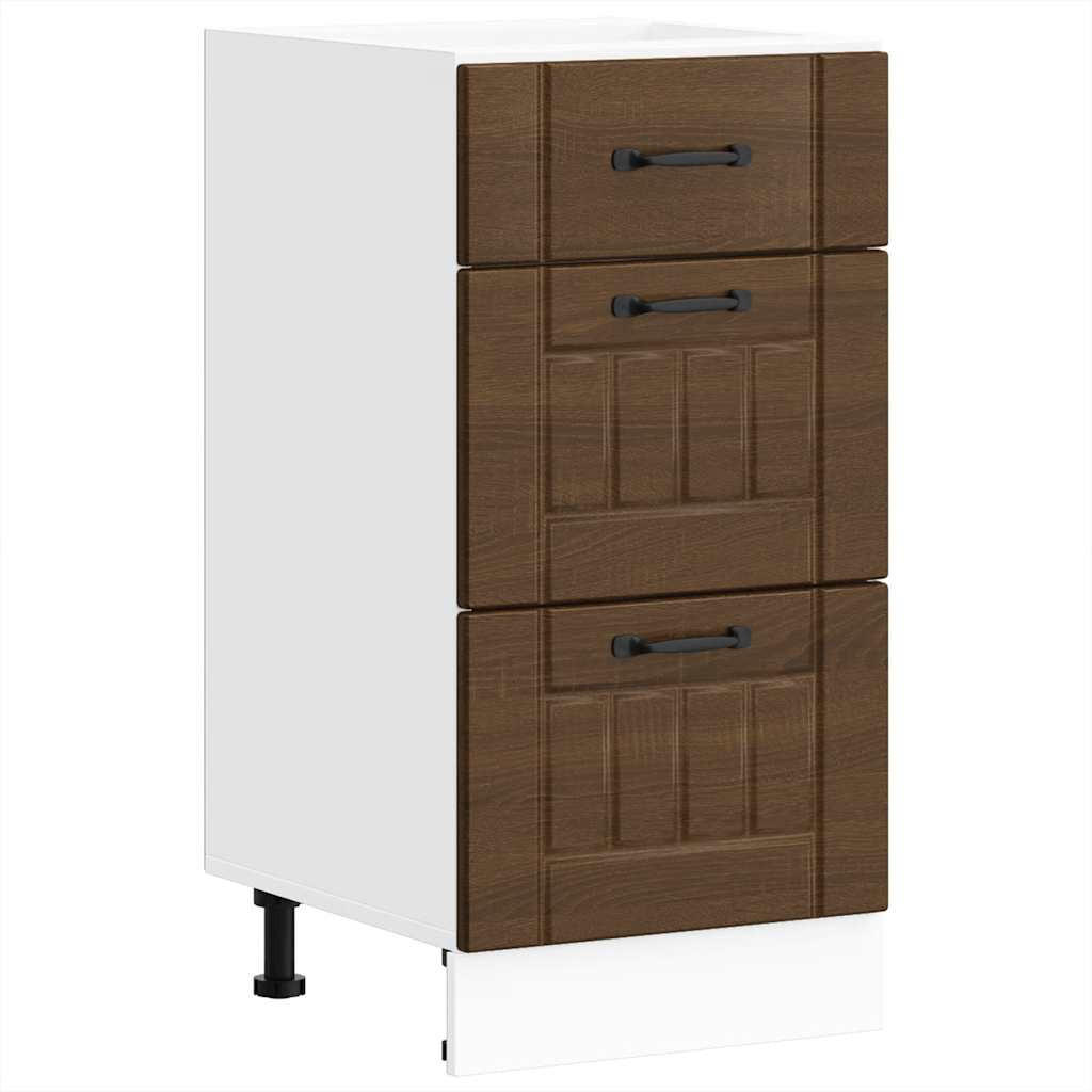 Deluke Küchenunterschrank Eiche 40x81.5x46 cm