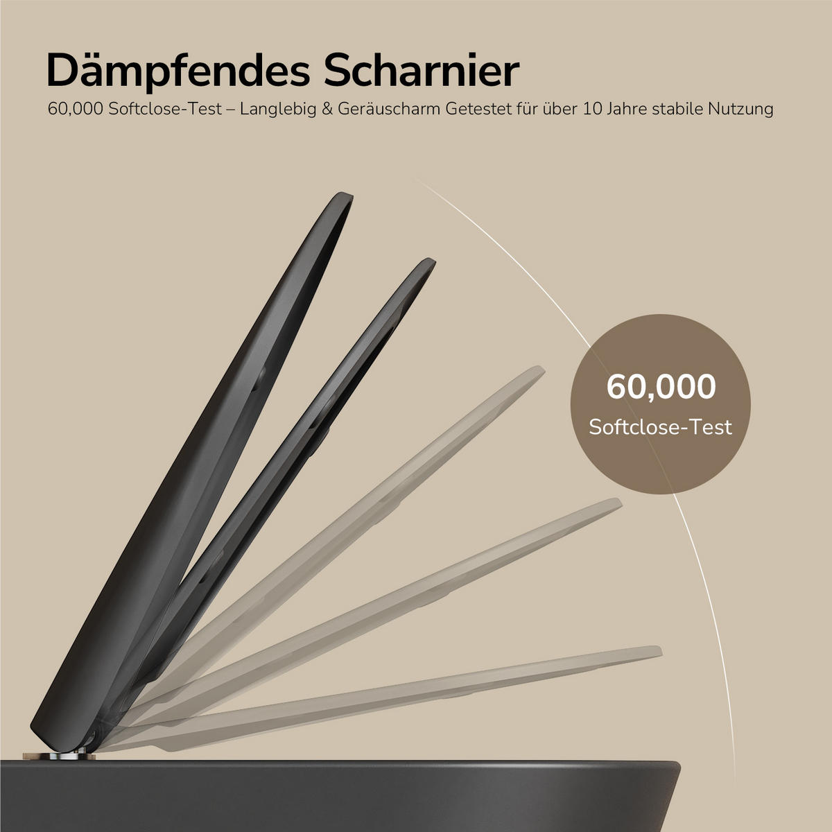 WAND-WC Spülrandlose CT01 49/36,5 cm Matt Schwarz - Schwarz, Keramik (36.5/36/49cm) - EMKE