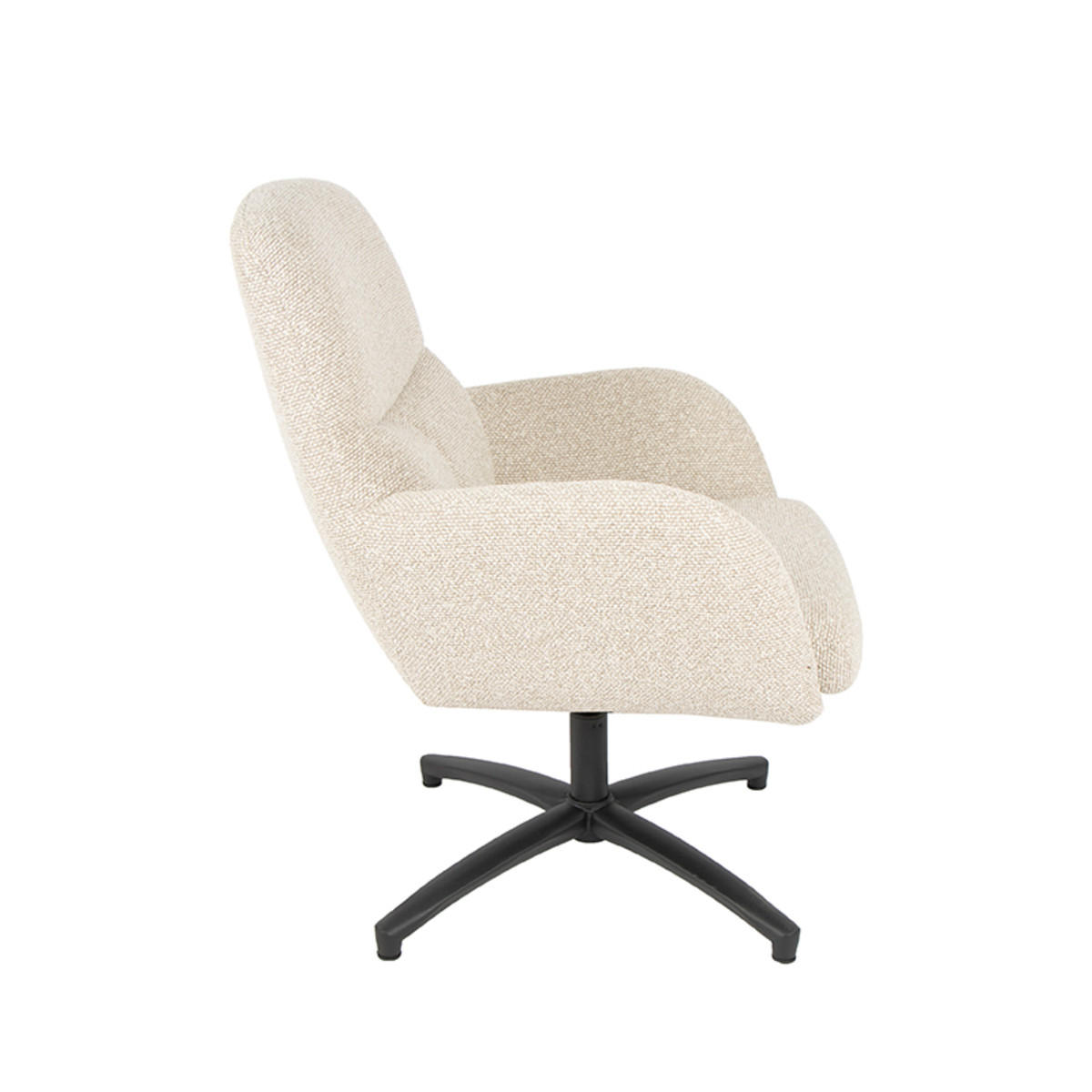 SESSEL Chill Zone Beige 73/68/90 cm - Beige, Textil (68/90/73cm) - LABEL51