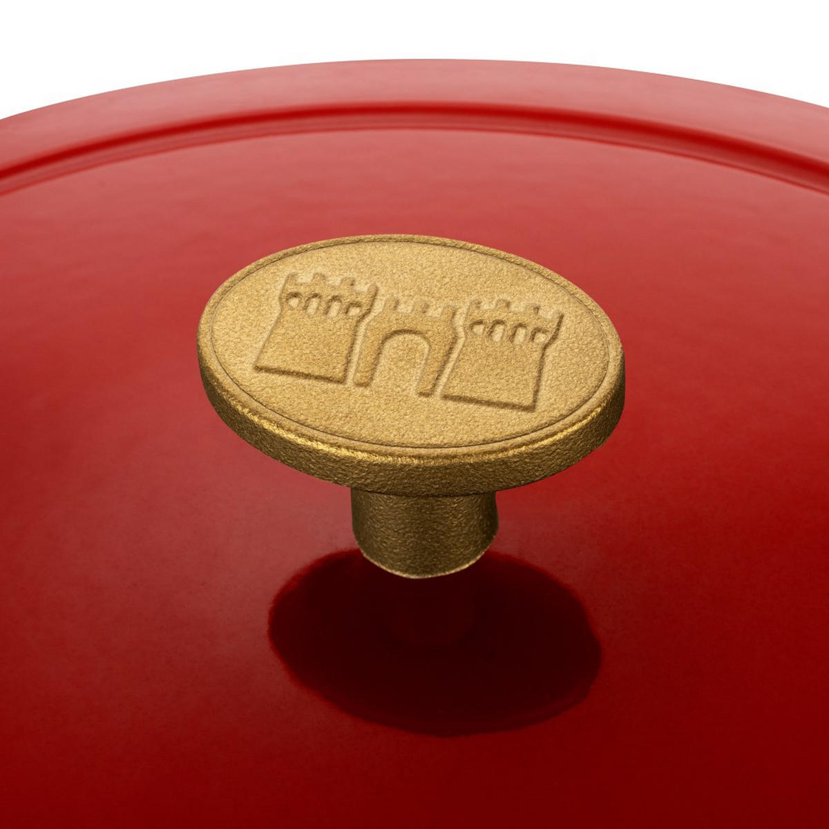 TOPF Rot 23/23/7.6 cm 750035590 - Rot, Metall (23cm) - Ballarini